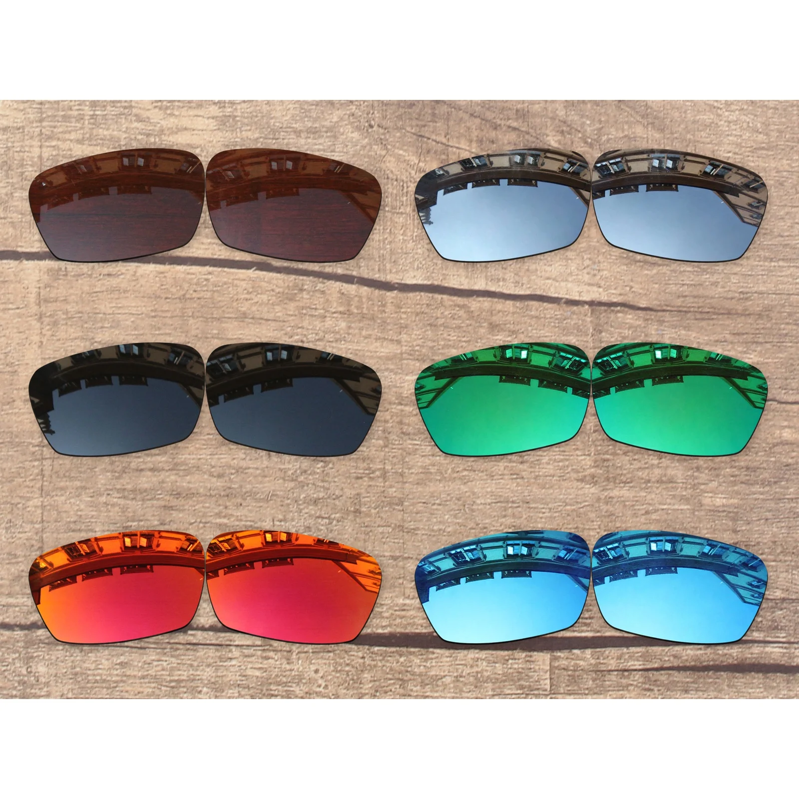 Vonxyz 20+ Color Choices Polarized Replacement Lenses for-Oakley Square Whisker Frame