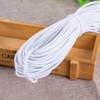 12345mm5meters black white high elastic round elastic band rubber band elastic cord for jewelry making diy sewing accessori