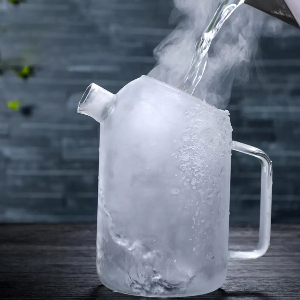 Прозрачный стеклянный чайник термостойкий большой стеклянная Кофеварка чайный