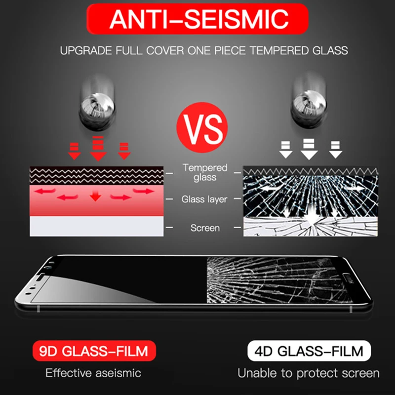 Закаленное стекло 20D с полным покрытием для Samsung M31S M30S M20 M10 A90 A80 A70 A10E A20S A07 Премиум