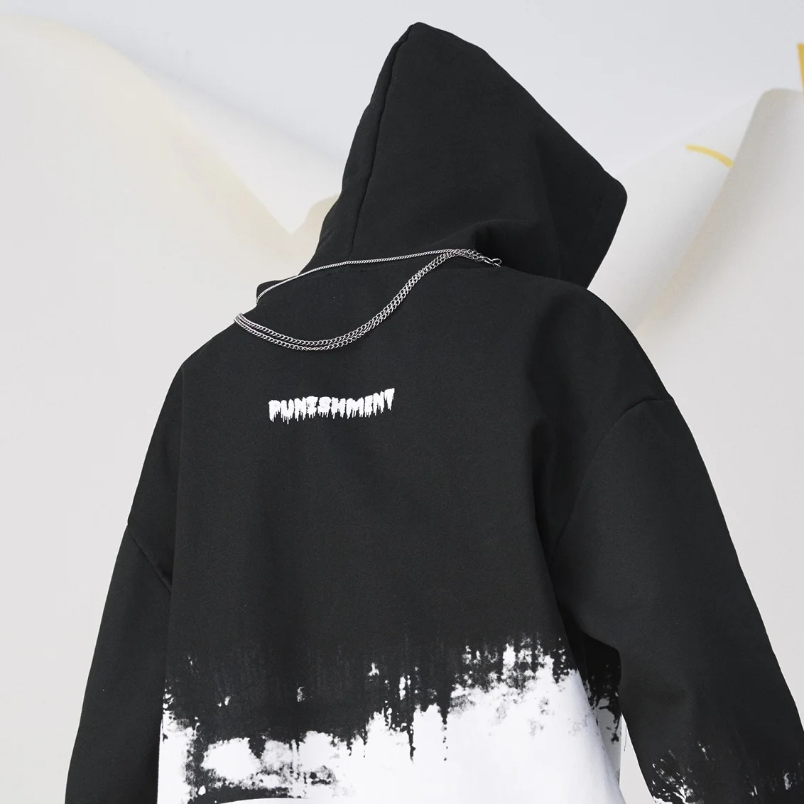 Свитшот мужской флисовый в стиле хип-хоп худи с принтом тай-дай уличная одежда