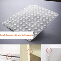 1000pcs 102mm self adhesive soft and clear anti slip rounded bumpers silicone rubber feet pads sticky silicone shock absorber