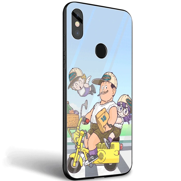 Mobile Phone Case Glass For Xiaomi Mi 8 Lite A1 A2 9 Redmi Note 5 6 7 Pro 6A 4X F1 Cover Anime Kawaii | Мобильные телефоны и