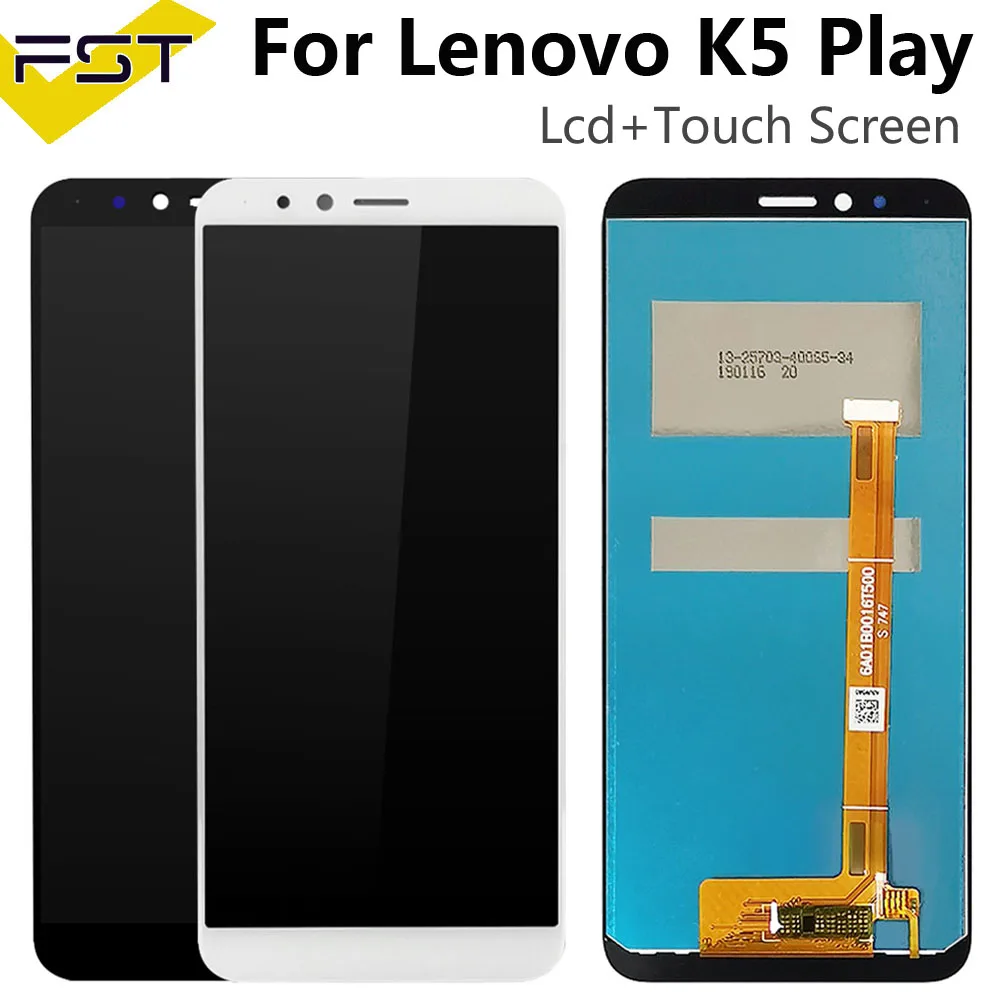 ЖК дисплей 5 7 дюйма для Lenovo K5 Play L38011 дигитайзер сенсорного экрана в сборе