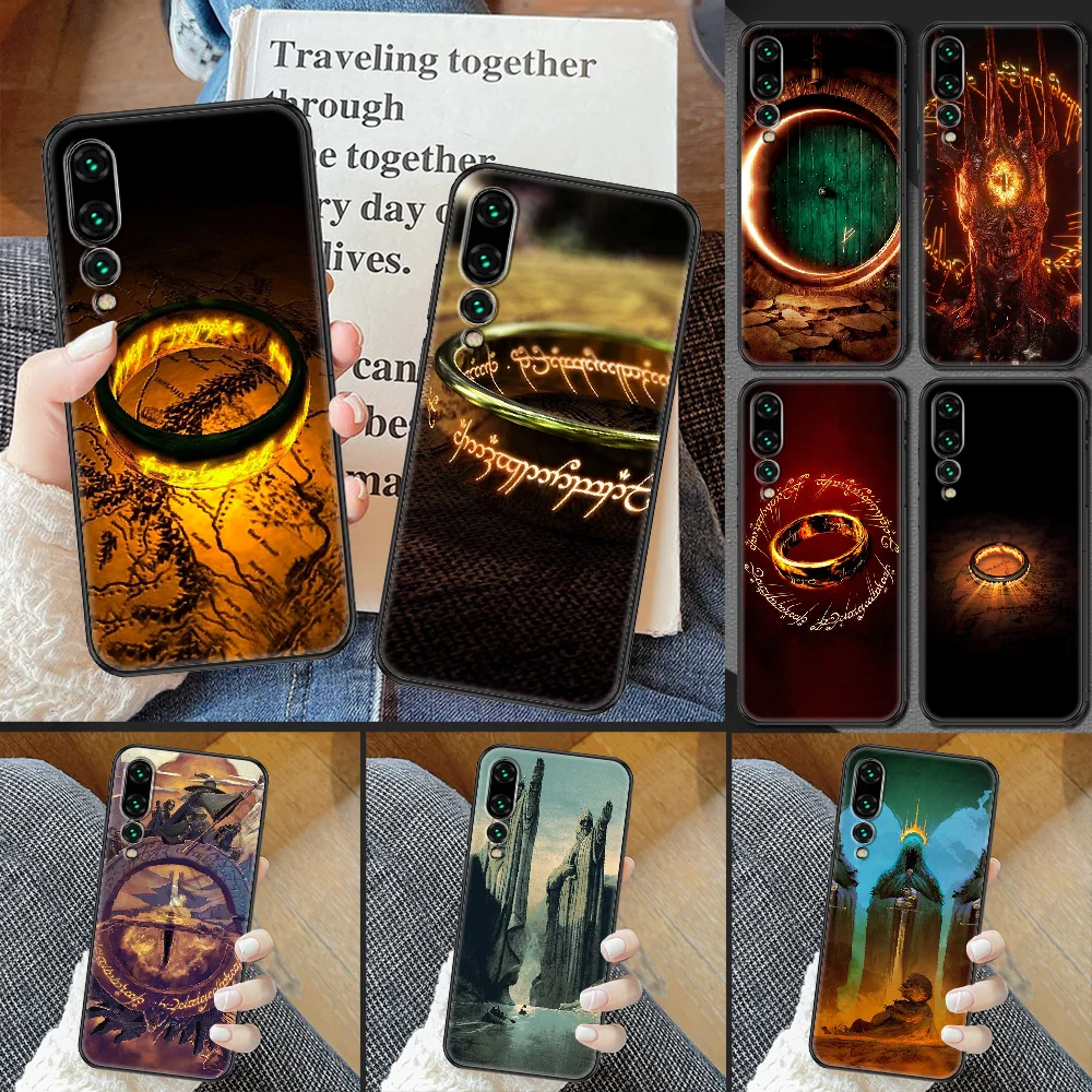 

lord LoTR movie Phone case For Huawei P Mate P10 P20 P30 P40 10 20 Smart Z Pro Lite 2019 black painting bumper pretty hoesjes