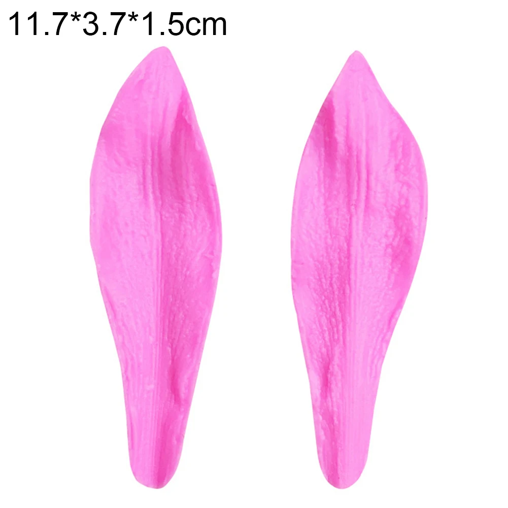 

New Hot Sell 2Pcs Lily Petal Silicone Cake Mold Candy Chocolate Pastry Bakeware Baking Pan