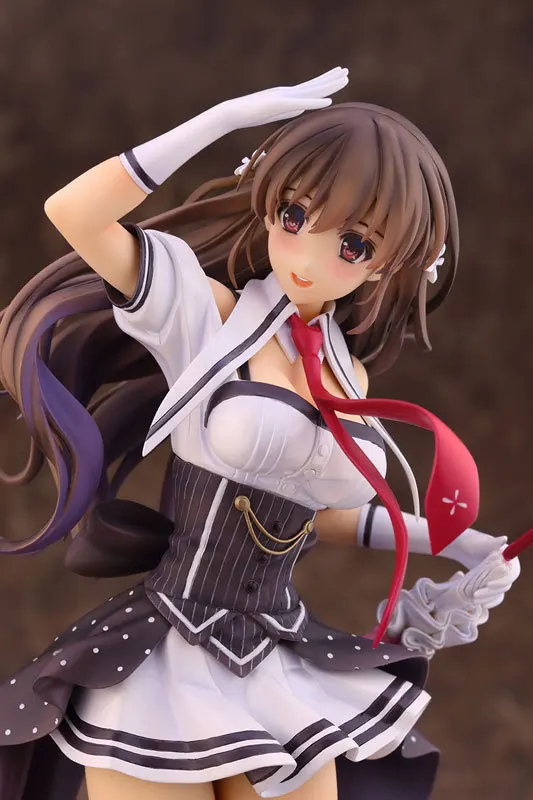 Аниме ПВХ фигурка 26 см CHUNITHM Mishima Haruna Sailor suit Ver. Сексуальная девушка модель куклы