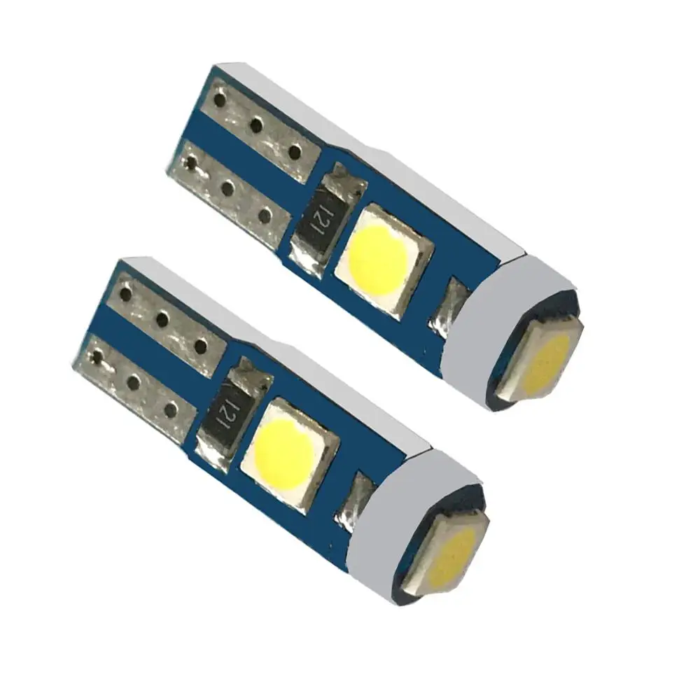 300pcs 12V T5 58 74 286 W1.2W супер яркий 3030 светодиодный Клин светильник приборной панели