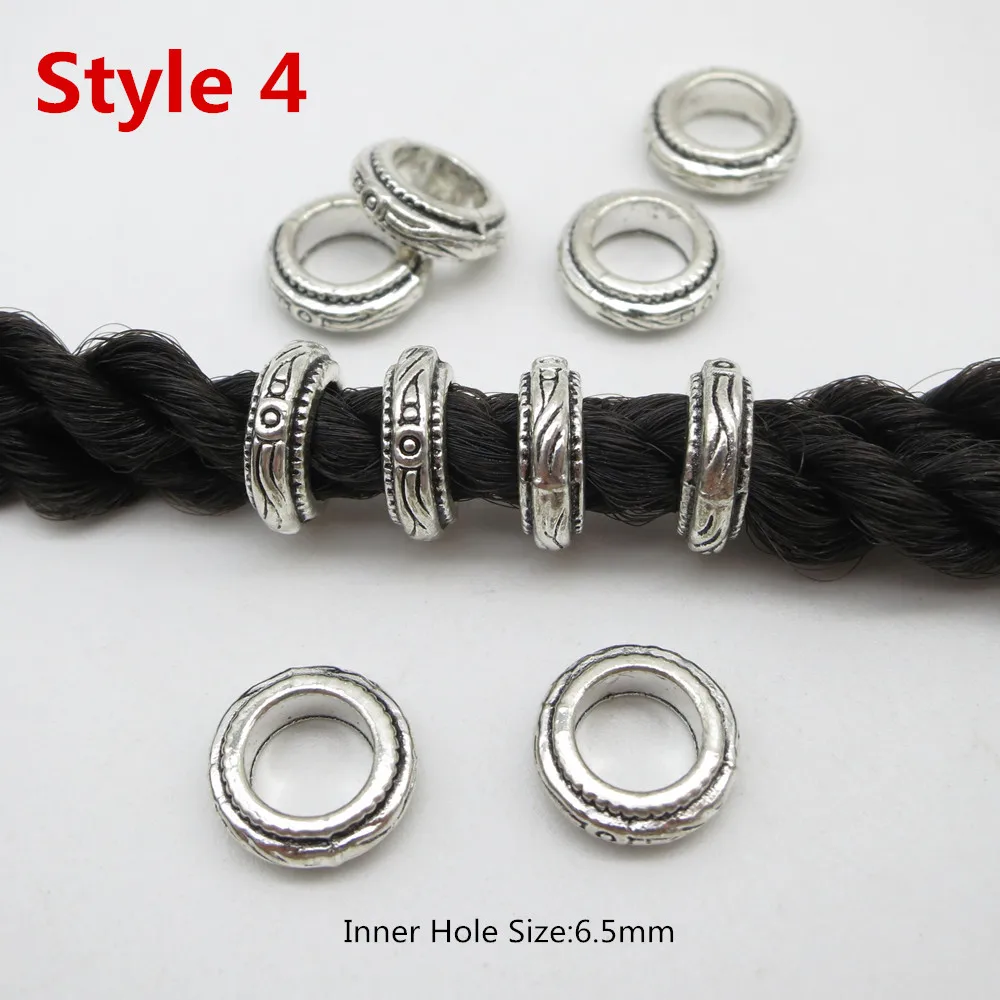 10 шт. 30 бисер для волос в форме дредов|dread cuffs|dreadlock beadsbeads dread |