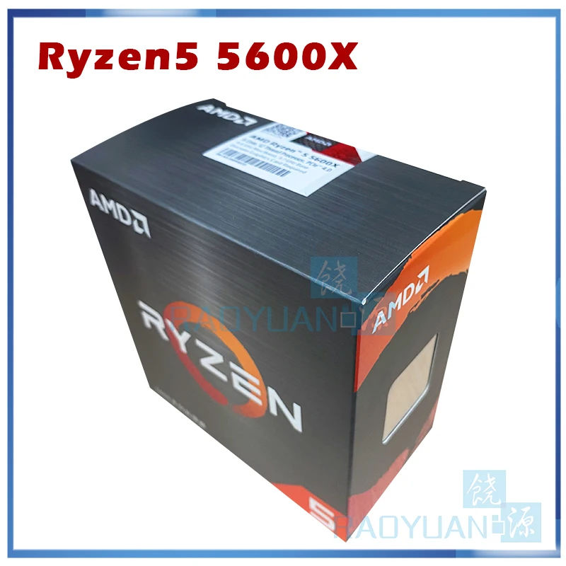 Новый процессор AMD Ryzen 5 5600X 3 7 ГГц 6 ядер 12 потоков 65 Вт L3 = 32M 100 000000065 сокет AM4 с