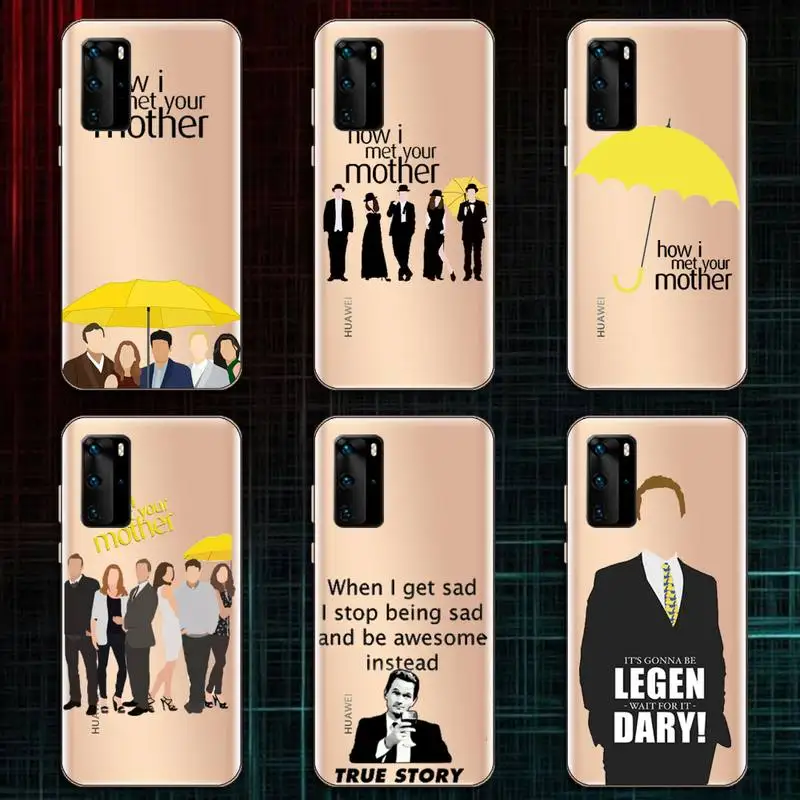 

How i met your mother tv show Phone Case Transparent for Huawei honor A X V 9 8 10 20 I S max note pro mate lite