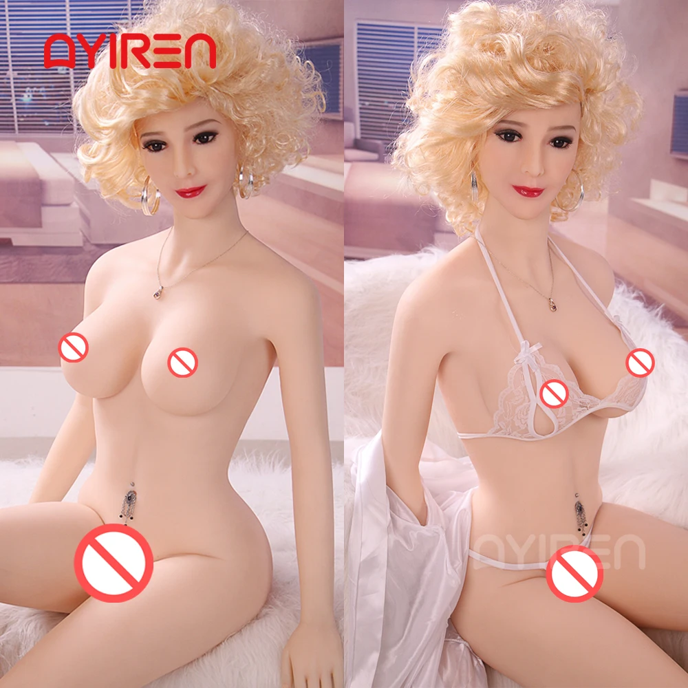 AYIREN 165cm TPE Sex Doll Blonde Beauty Sexy Hot High-Quality Soft Breasts Ass Lifelike Dolls Adult Toys for Man Masturbation - купить по