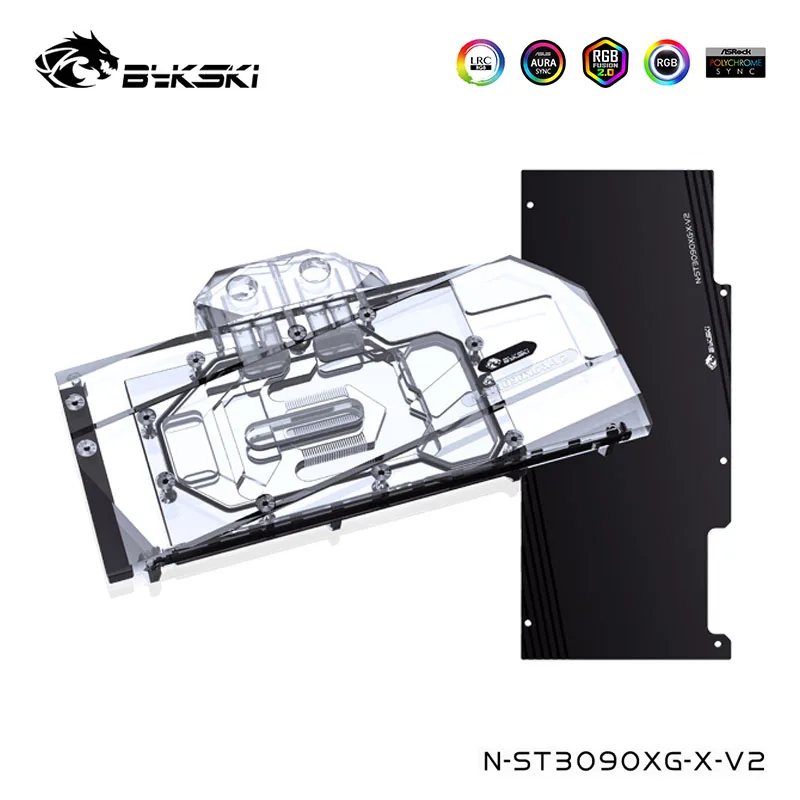Bykski блок GPU воды для ZOTAC игровая Geforce RTX 3090/3080 Trinity OC Графика карты VGA Watercooler N-ST3090XG-X-V2 |