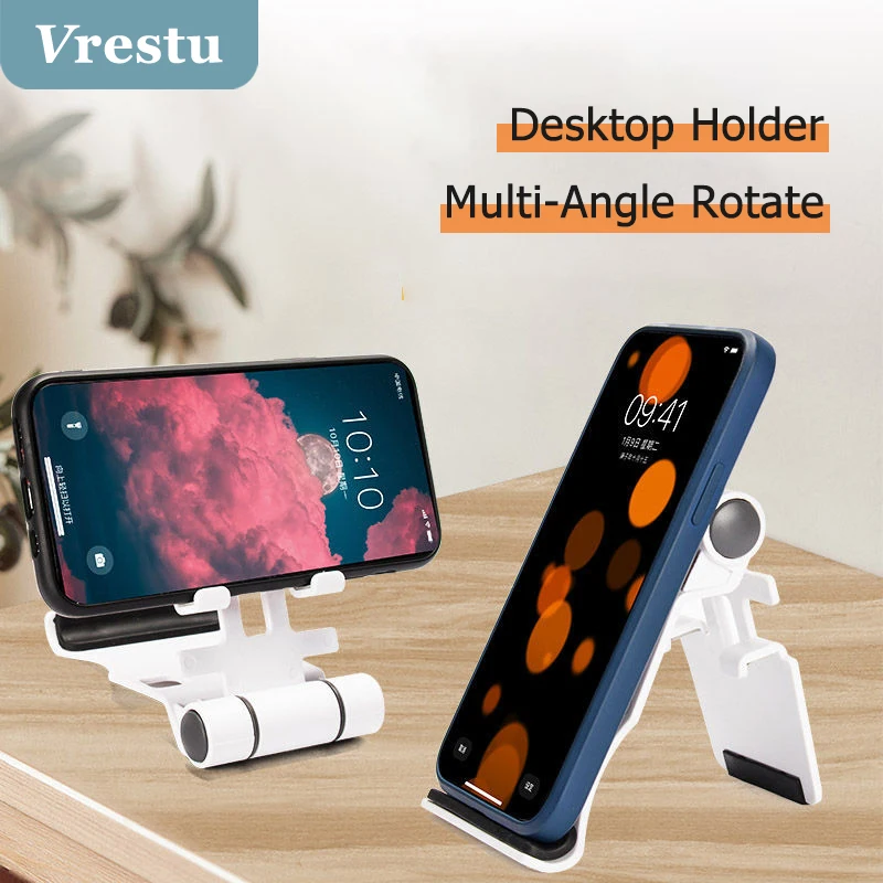 

Universal Mobile Phone Tablet Holder Bracket Desktop Support for Android Cell Phone iPhone iPad Rotatable Multi-Angle Adjustable