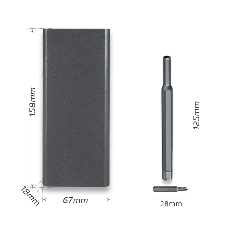 24 in 1 precision screw driver set magnetic screw driver bits torx hex bit handle mobile phone repair screwdrive kit tools free global shipping