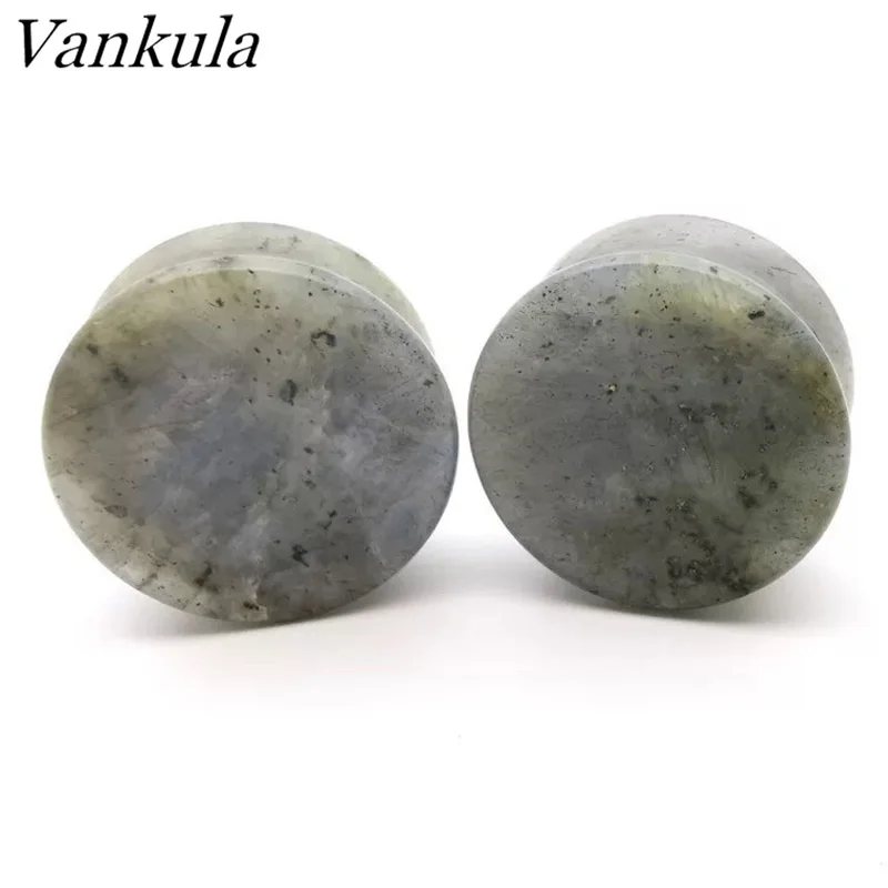 Растягивающаяся затычка для ушей Vankula из натурального камня | Украшения и