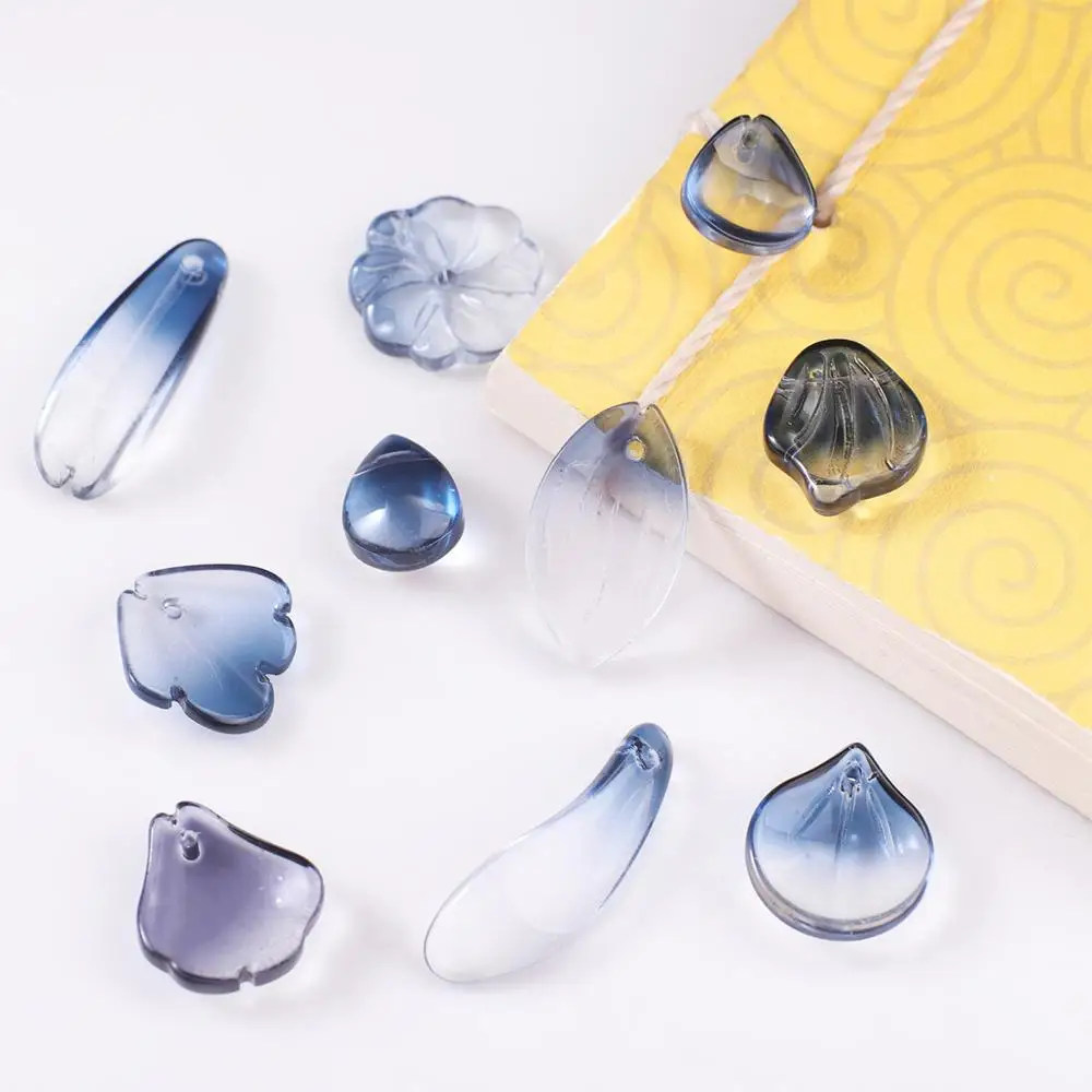 Новинка 2020 темпераментная Мода 10 20 шт./партия витражные лепестки бисера