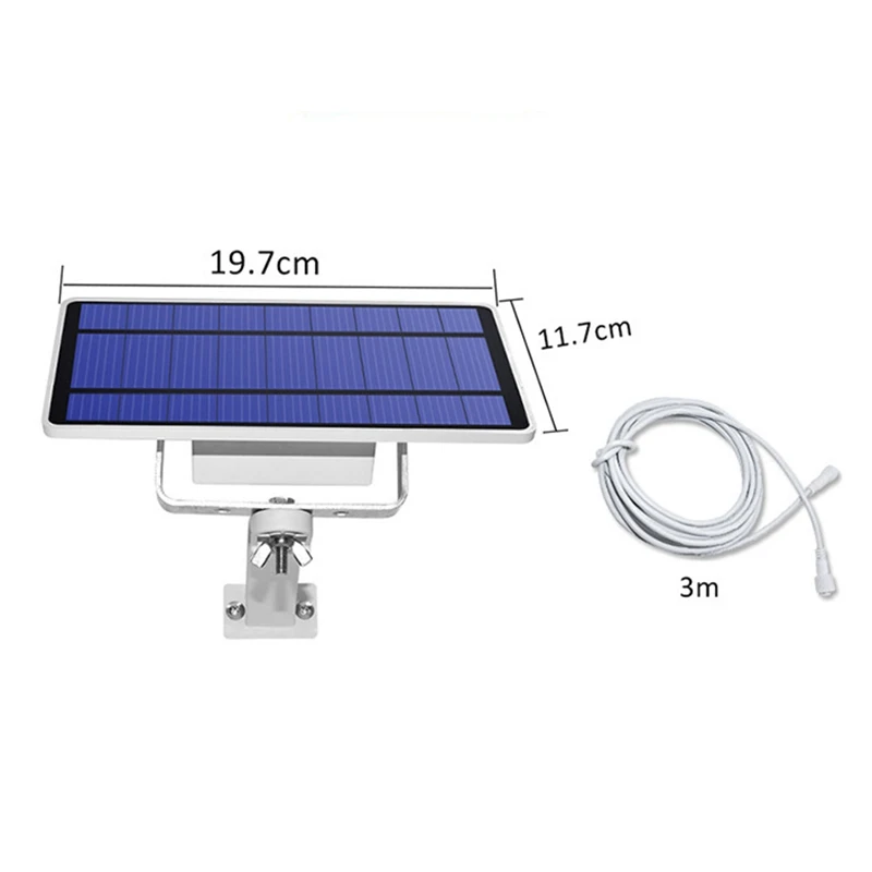 

New Solar Panel Wall Light Outdoor Light Control Waterproof Split Integrated 5500MAh for Yard Path Garage Garden Street Lamp
