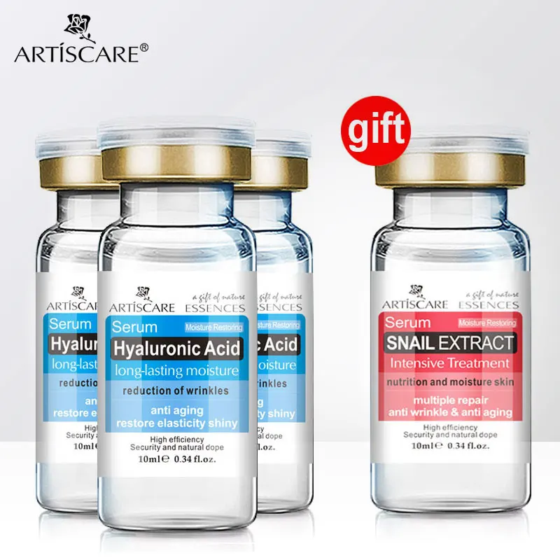 

Buy 3 Get 1 Gift ARTISCARE Hyaluronic Acid Serum Whitening Moisturizing Skin Care Anti Wrinkle Anti aging firming Lift Face Care