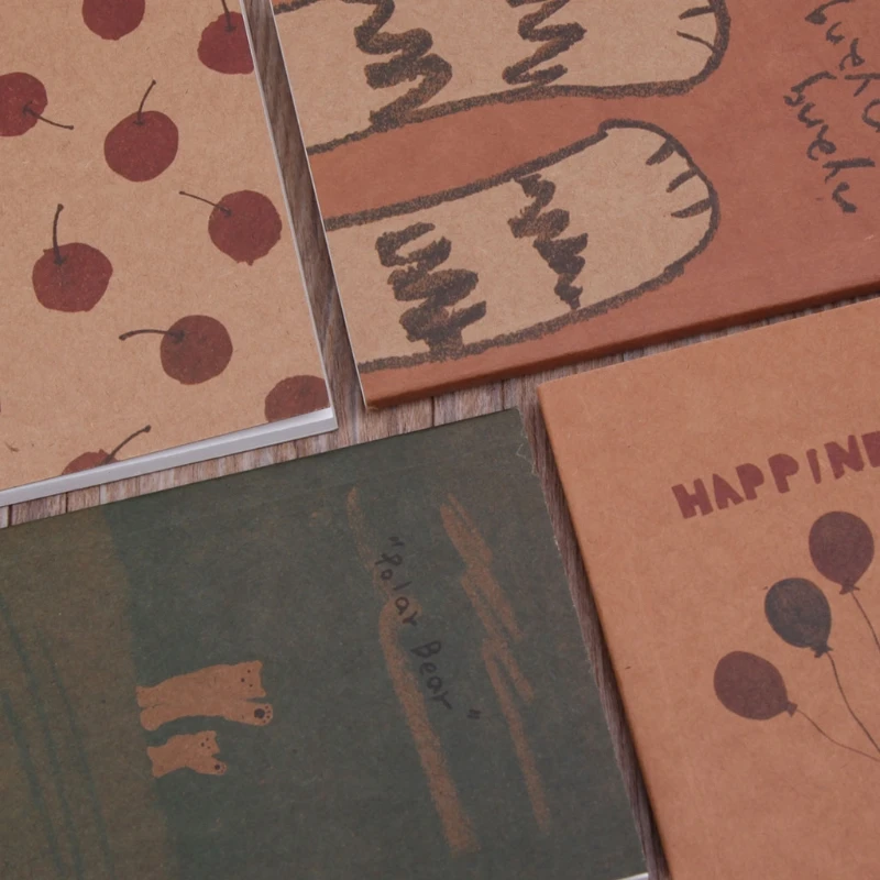 

Notebook Blank Page Painting Paper Book Journal Diary Notepad Memo Pads Supplies M17F