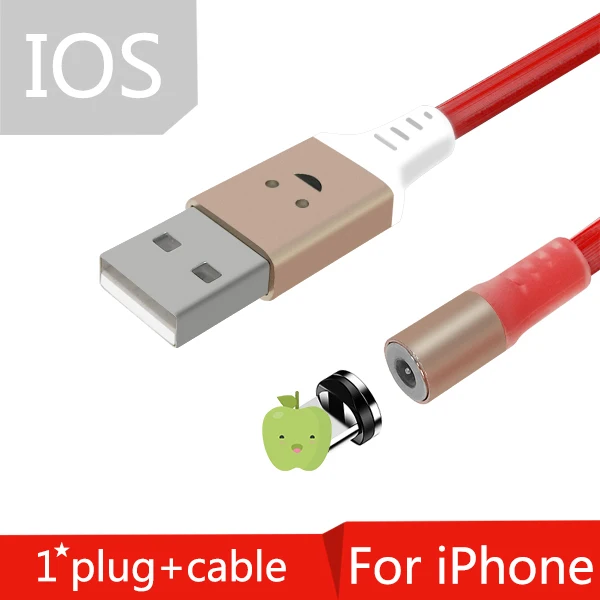 1m-D-8-Pin FBYEG Быстрый Магнитный СВЕТОДИОДНЫЙ модуль панели управления usb type C зарядное устройство для зарядки xiaomi магнит Android телефонный кабель Шнур - Цвет: 1m-D-8-Pin