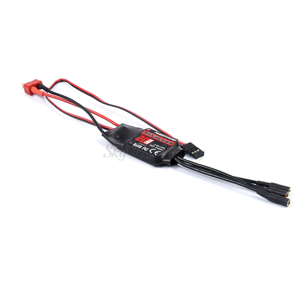 Высокомощный самолёт Skywalker 20A ESC + 2204 2300KV бесщеточный двигатель 5045 пропеллер