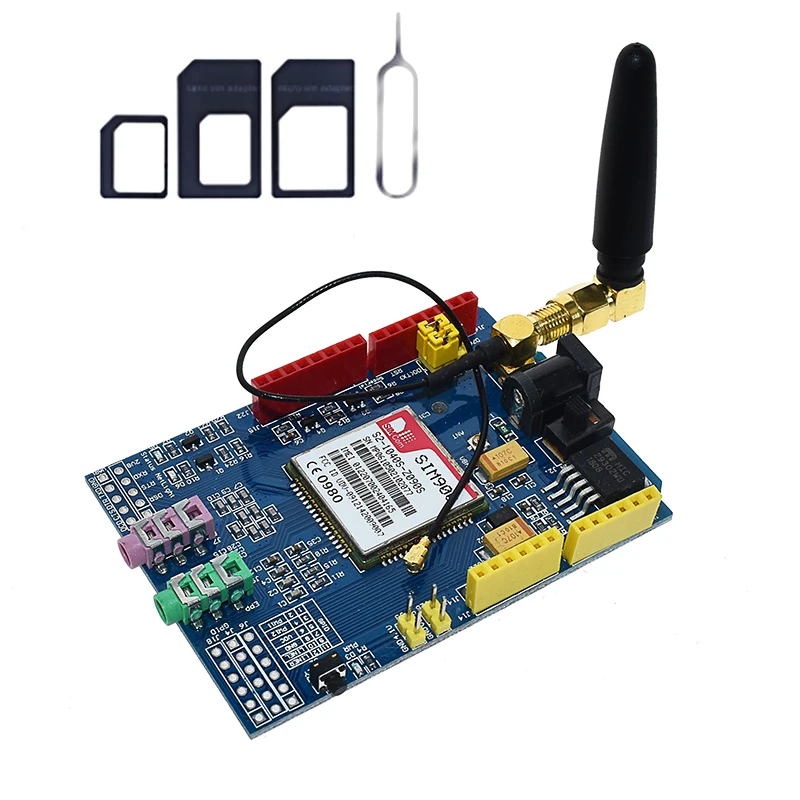 WAVGAT SIM900 850/900/1800/1900 МГц GPRS/GSM модуль макетной платы комплект для Arduino