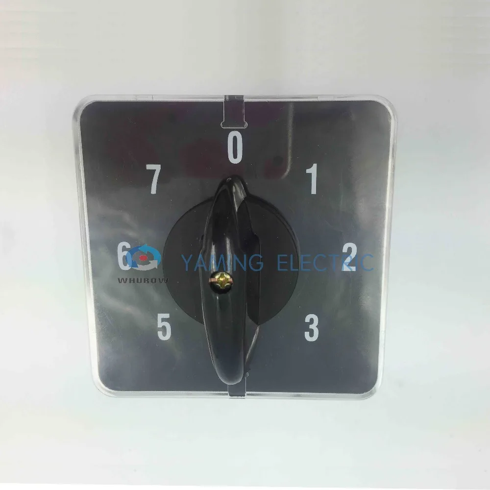 Производитель 0 7 позиционный переключатель поворотный 50 А 4 полюсный