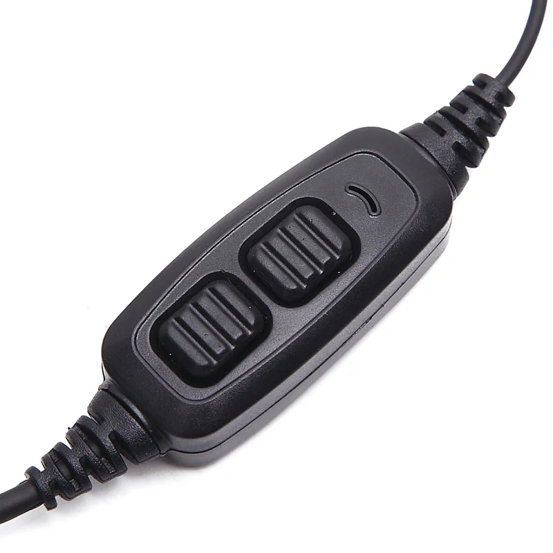 Двойные наушники PTT с микрофоном для Baofeng UV-82 UV-82HP UV-82HX UV-8 UV82L UV-89 UV-82TP GT-5TP аксессуары