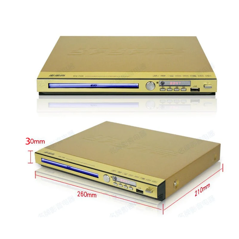 Kaolanhon 220 В DVD плеер домашний аудио RMVB HD Bluetooth EVD супер декодирование vcd плеер Bluetooth MPEG4 RMVB кардридер CD