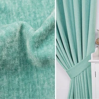 wide 110 dense plain faux cashmere fleece chenille bedroom upholstery blackout material curtains sofa velvet fabric