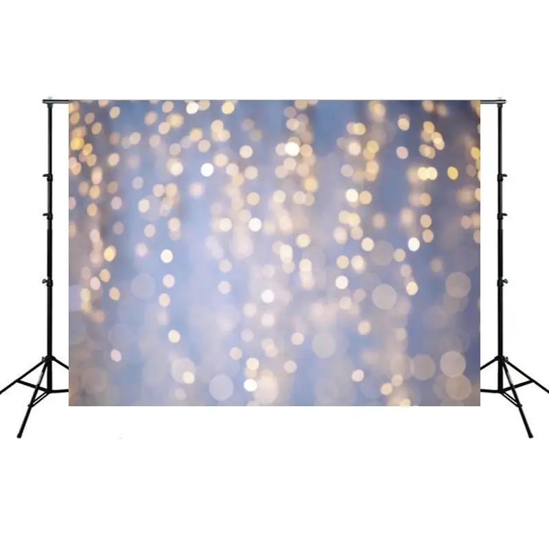 

Photocall For Video Lights Bokeh Glitters Photography Backdrops Personalized Baby Photographic Background For Photo Studio