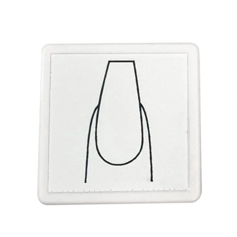 

Высококачественная форма для ногтей, твердый квадратный штамп для ногтей, инструмент для акварели, ручная роспись, форма для ногтей