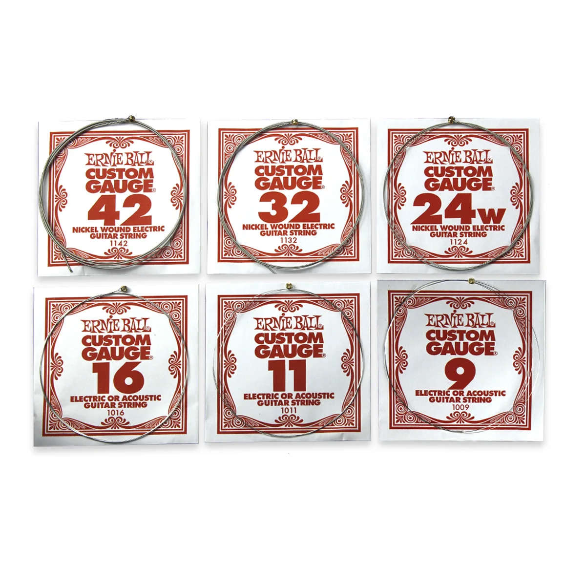 Ernie Ball 2223 настраиваемый Калибр супер обтягивающий с никелевой обмоткой набор