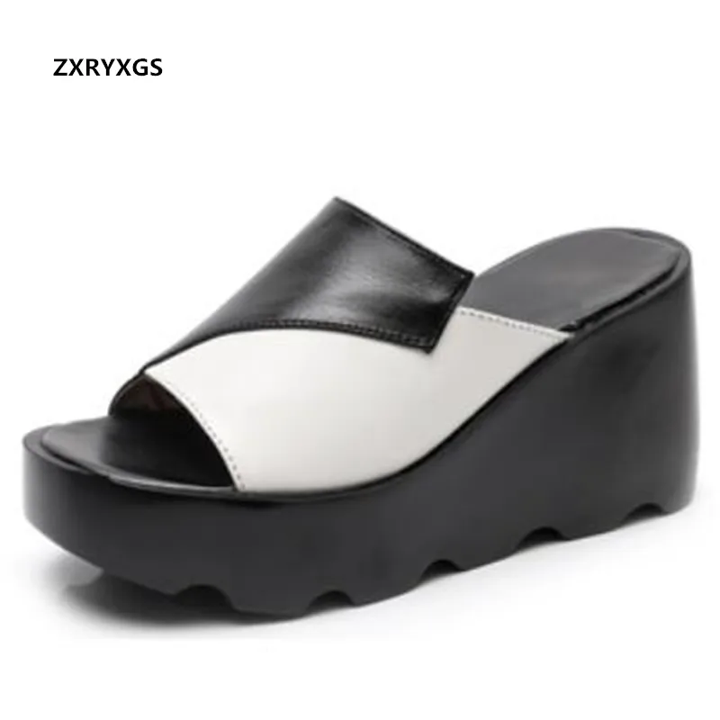 

Hot Sale Summer Women Sandals Platform Shoes Wedges Slipper 2021 New Summer Fashion Sandals Women Leather Sandals Casual Slipper