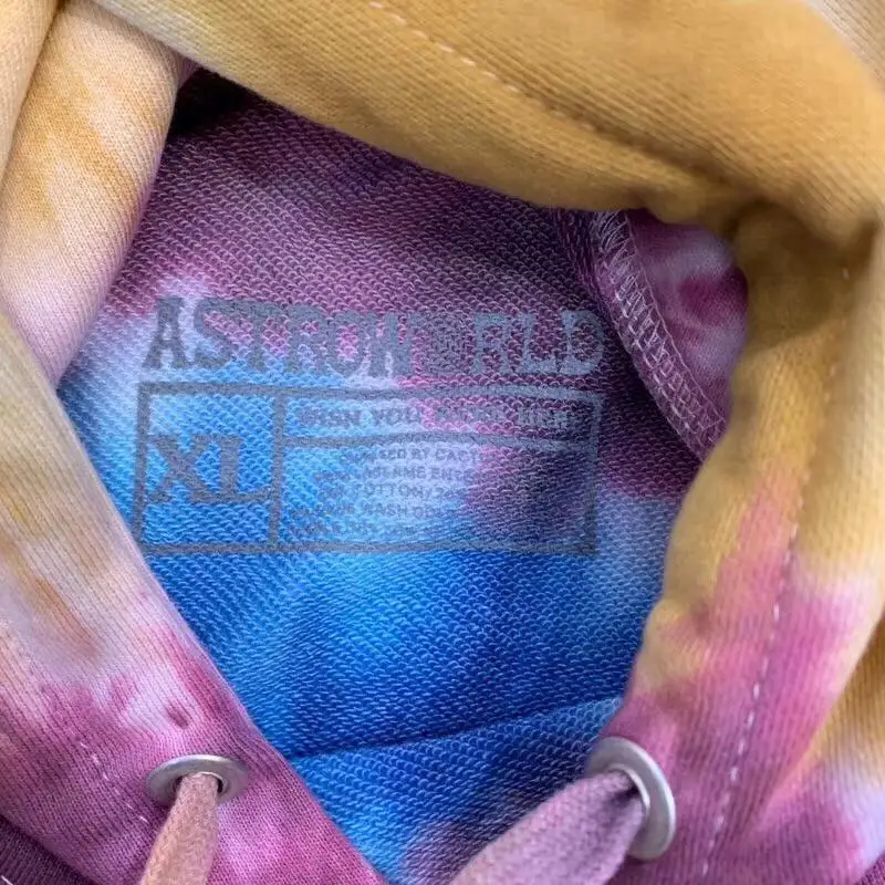 

Travis Scott Astroworld Festival Run Tie Hooded Women Men Hoodies Sweatshirts ASTROWORLD Pullover