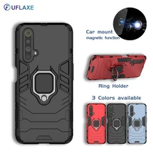 Shockproof Case for Realme X3 Super Zoom Realme X50 Pro Armor Back Cover Hard Casing with Ring Holder