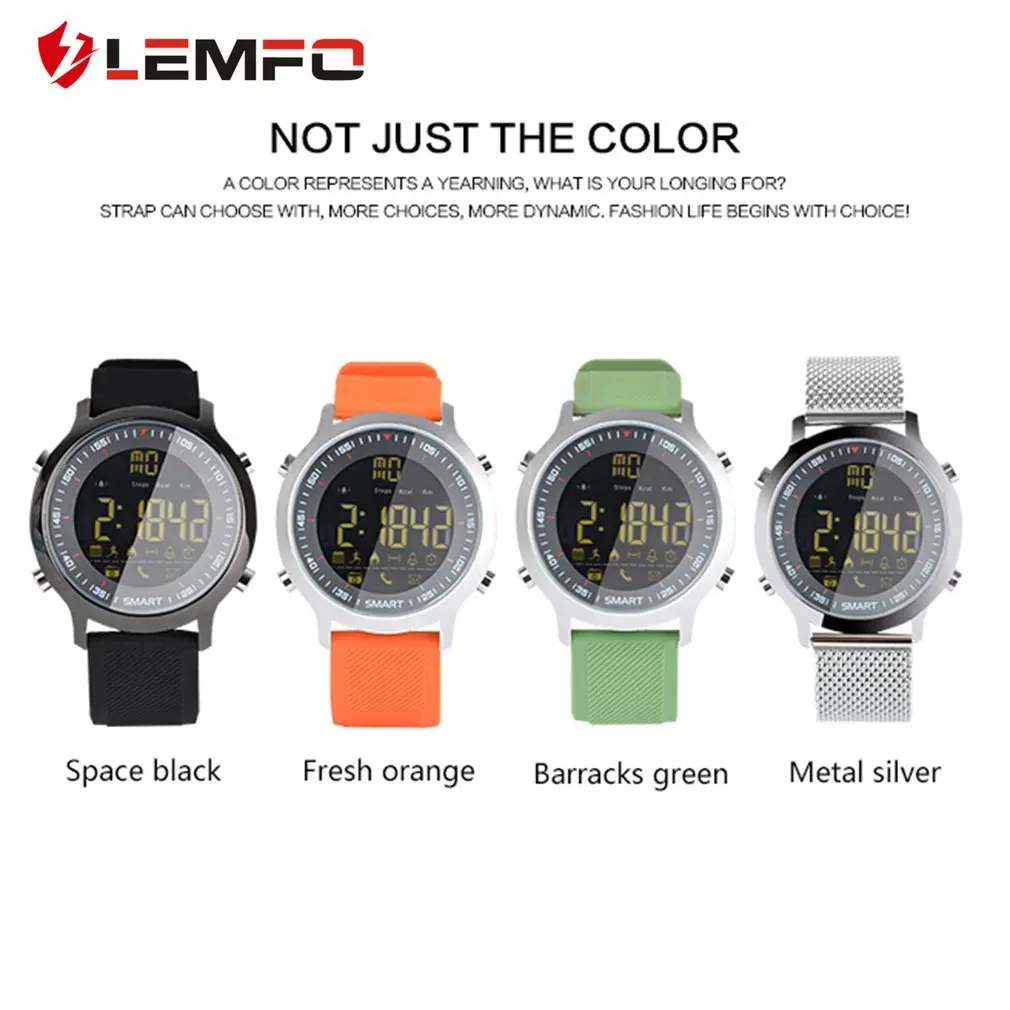 EX18 шагомер водонепроницаемый смарт часы дистанционное управление камера