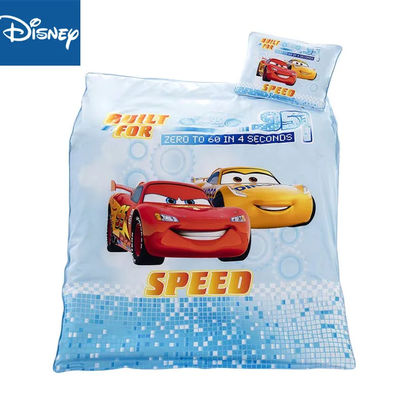 Комплект постельного белья Disney Mc Queen Cars для детской кроватки 2/3 шт. пододеяльник и