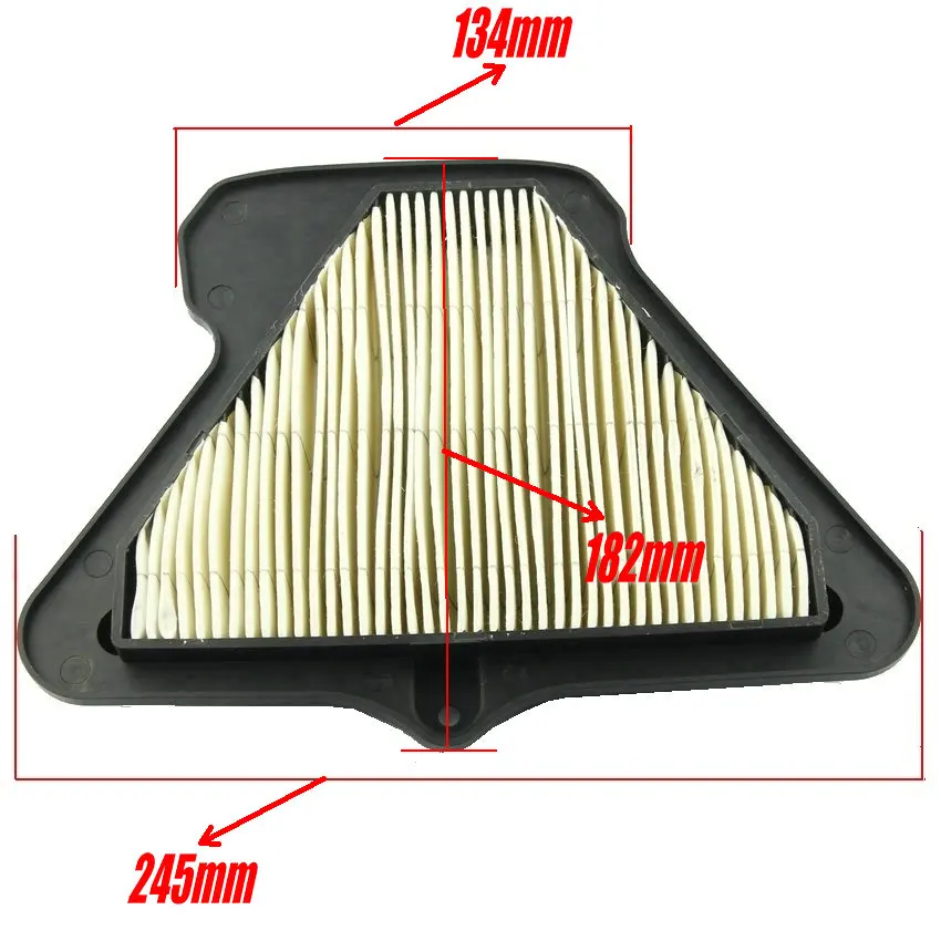 

1PCS Motorcycle Air Filter For Kawasaki NINJA ZX-10R ZX1000 Aire Filters Motorcycles 11013-0041 Lucht Filter 2011-2015