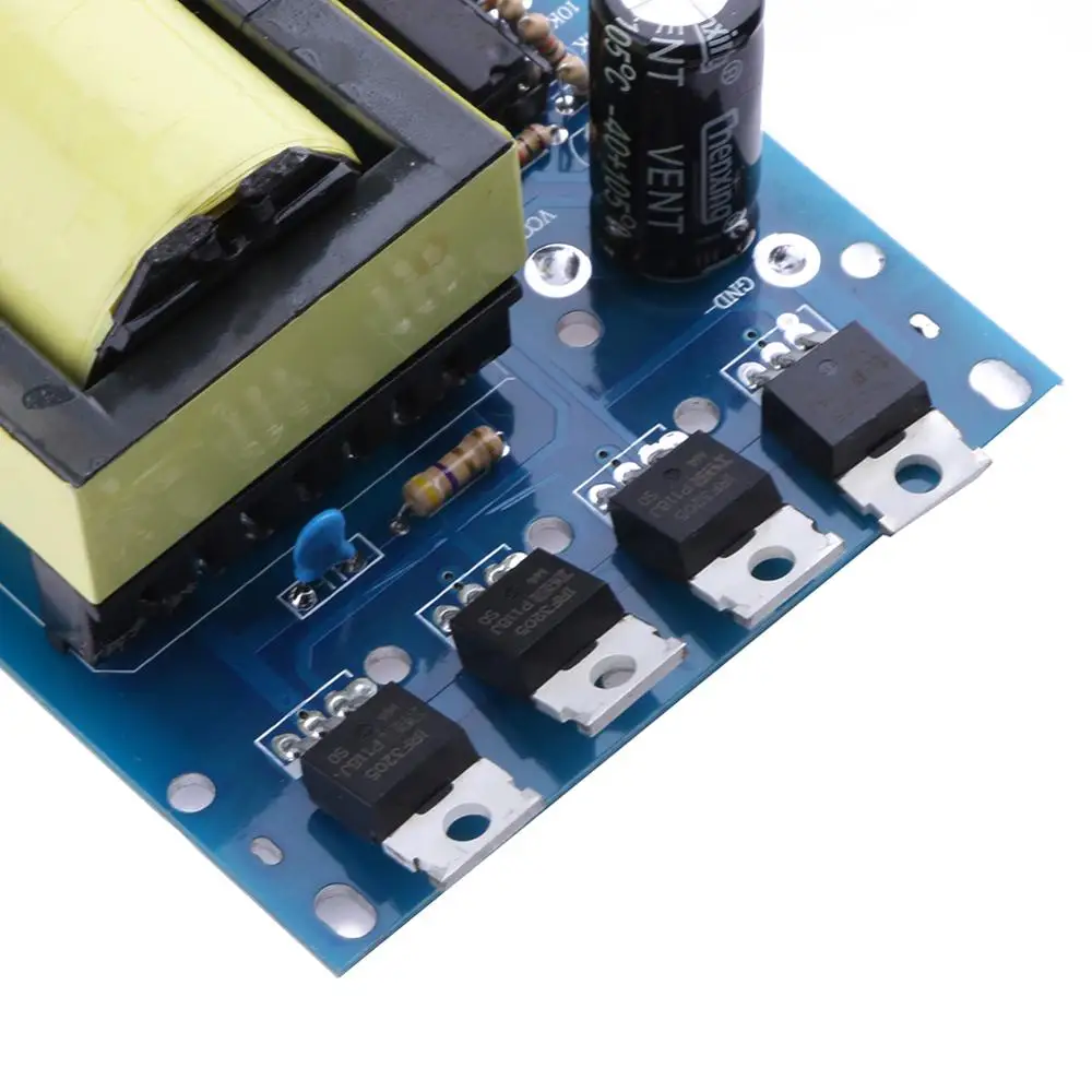 500W Инвертор постоянного тока 12 V-24 V переменного тока для адаптера переменного 180V-220V-380V усилитель доска модуль 0.35A Напряжение светодиодный инверторы конвертеры усилитель доска модуль