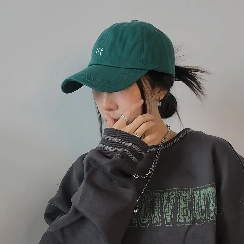 

Мягкая женская кепка, модная Корейская Повседневная Женская универсальная летняя кепка для занятий спортом на открытом воздухе, кепка для ...