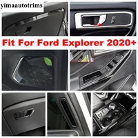 for ford explorer 2020 2021 2022 window lift speaker gear panel handle bowl frame decor cover trim stainless steel accessories