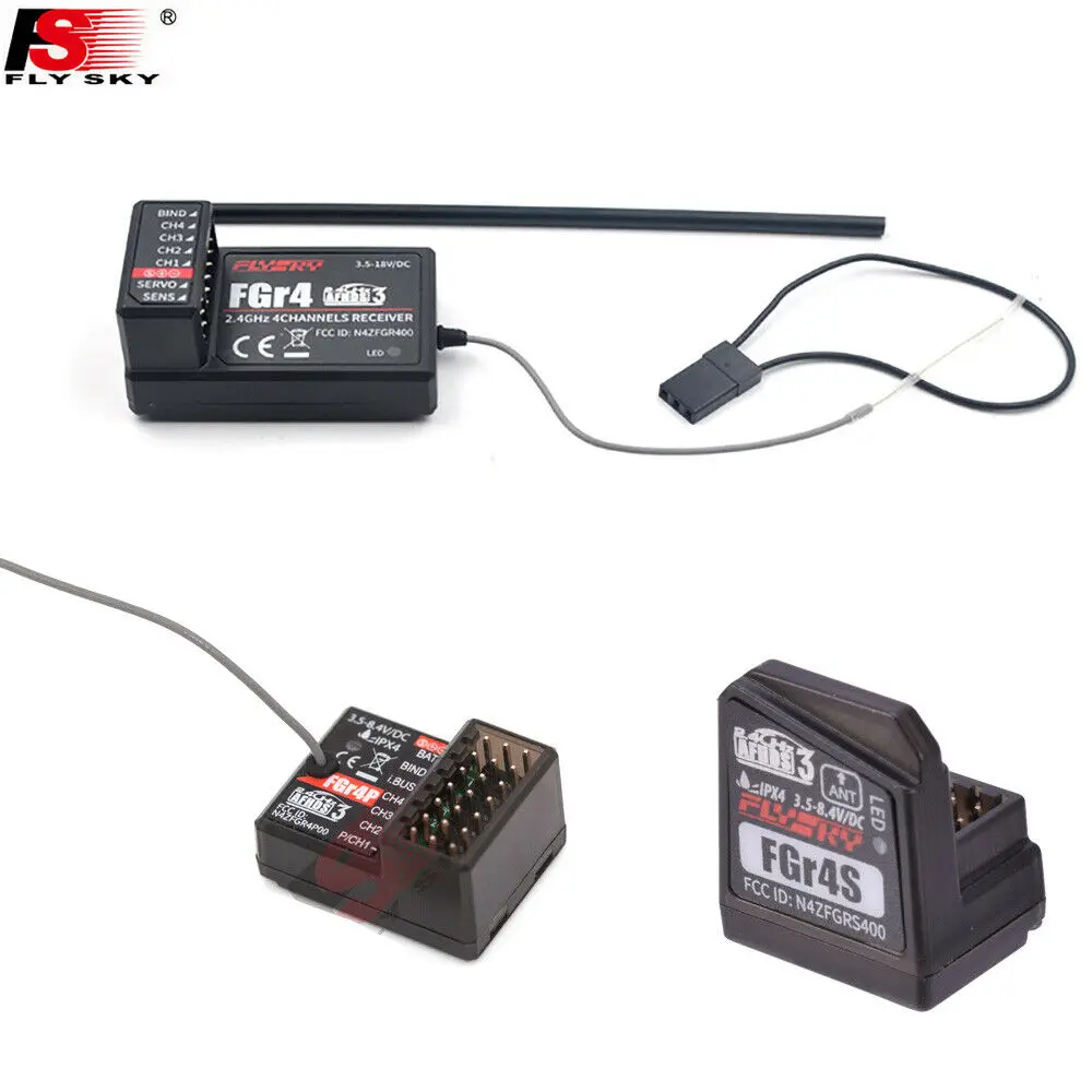 

Flysky FGR4S Bidirectional Receiver PPM/IBUS/PWM for NB4 Remote Control Parts