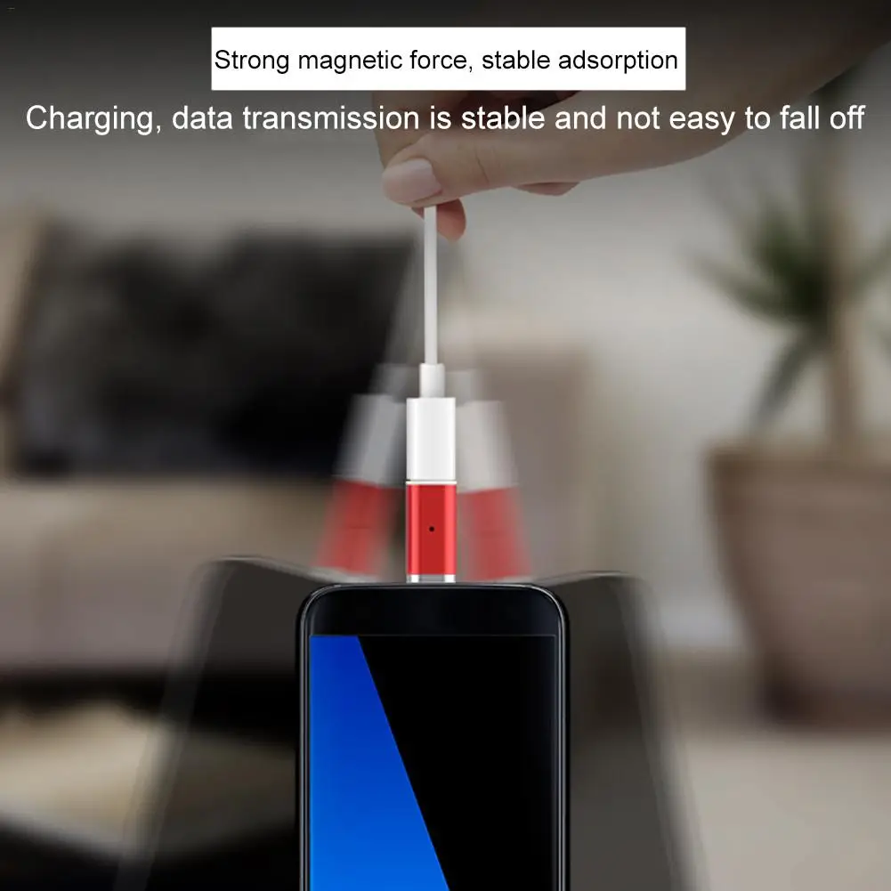 Магнитный адаптер QC3.0 Быстрая зарядка для Android/IOS TYPE-C головка IPhone X XS XR IPad Air