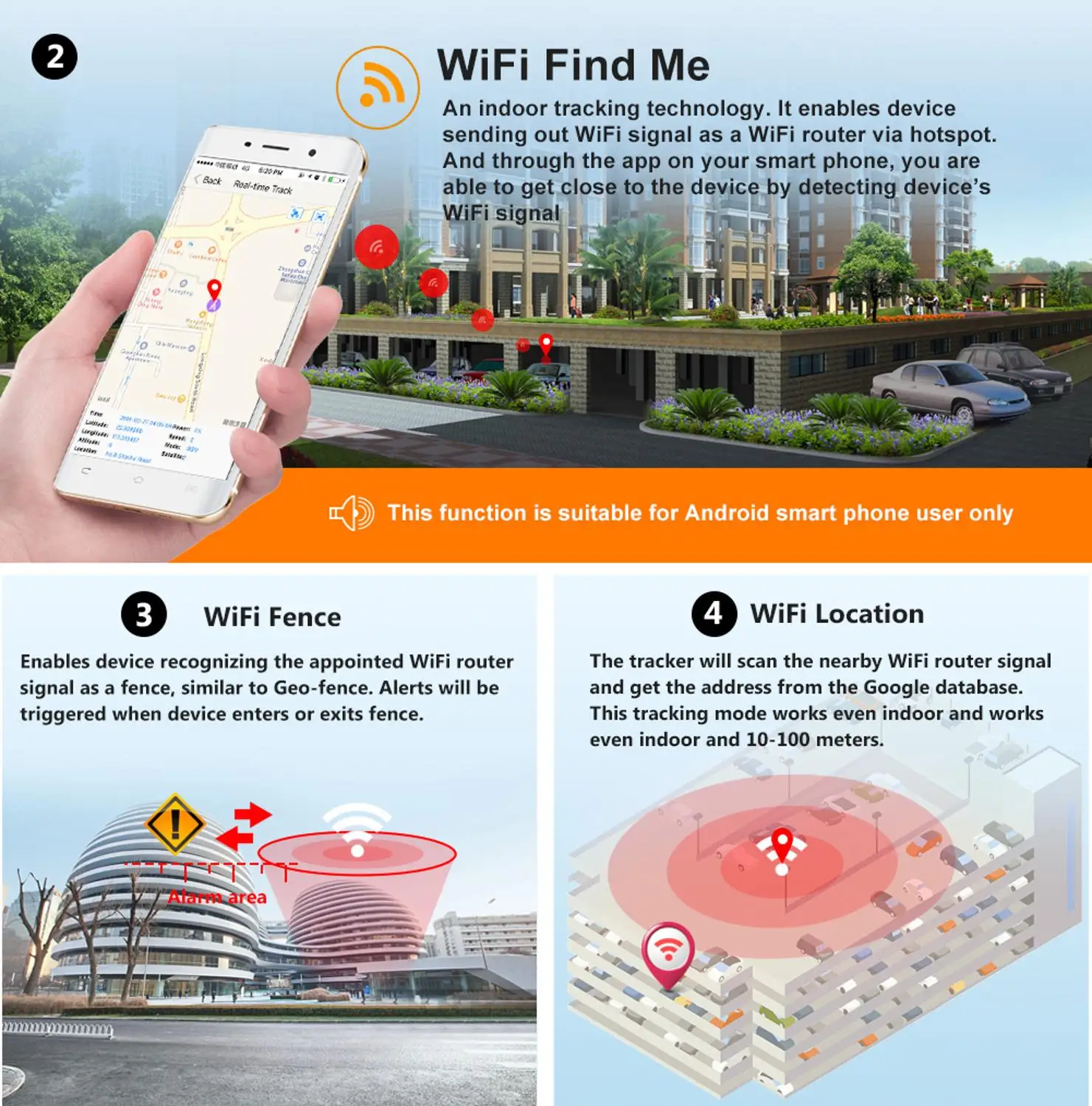 Автомобильный GPS трекер 3G Водонепроницаемый IPX7 голосовой монитор SD WiFi