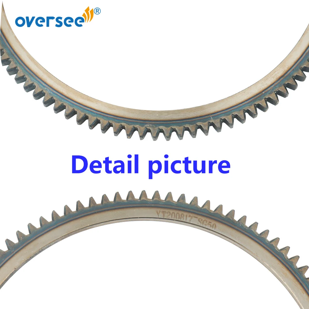 

Flywheel Crown Gear Ring For Tohatsu Outboard Motor Seapro Hdx Hidea Hangkai 2t 9.8-18hp Mercury 9.9hp