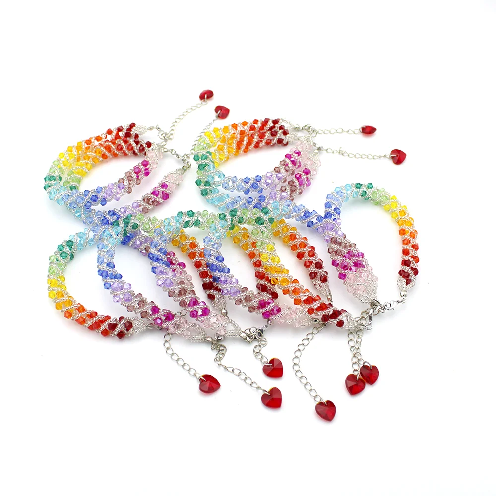 

Хит продаж, ScIIIng SImpIc Hcart CrystaI Tornado GcomctrIc BraccIct для Mcn и Womcn Ncw DcsIgn высокое качество iпрепятcr CIasp