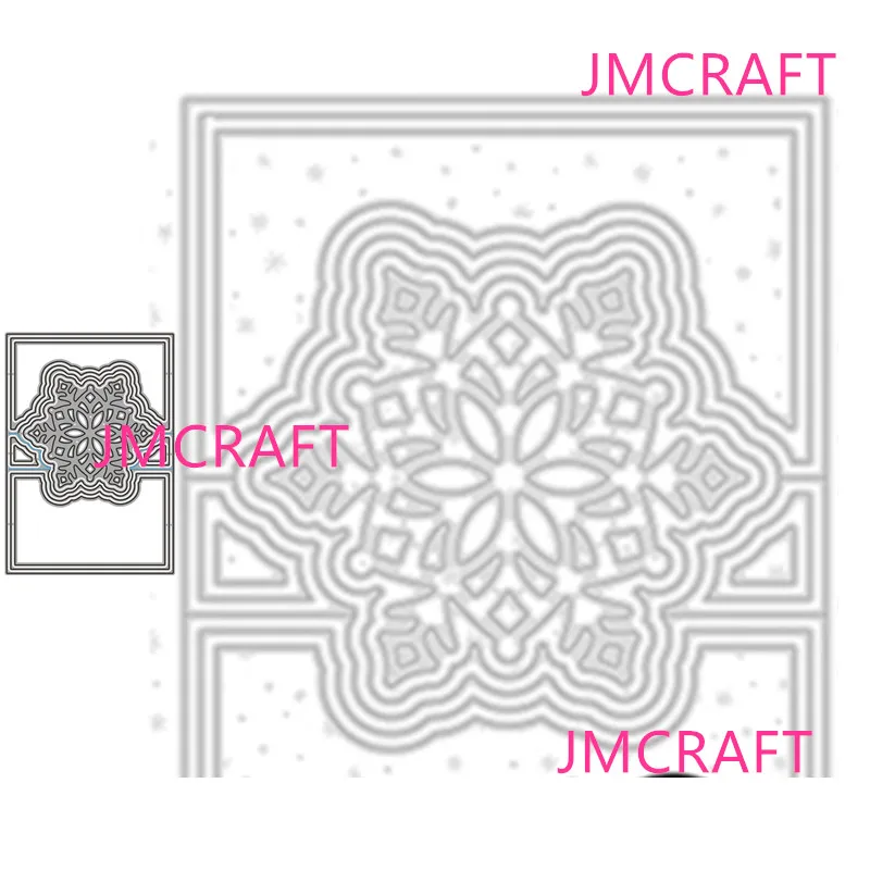 

JMCRAFT 2021 New Christmas Card Metal Cutting Dies DIY Scrapbook Handmade Paper Craft Merry Christmas Metal Steel Template Dies