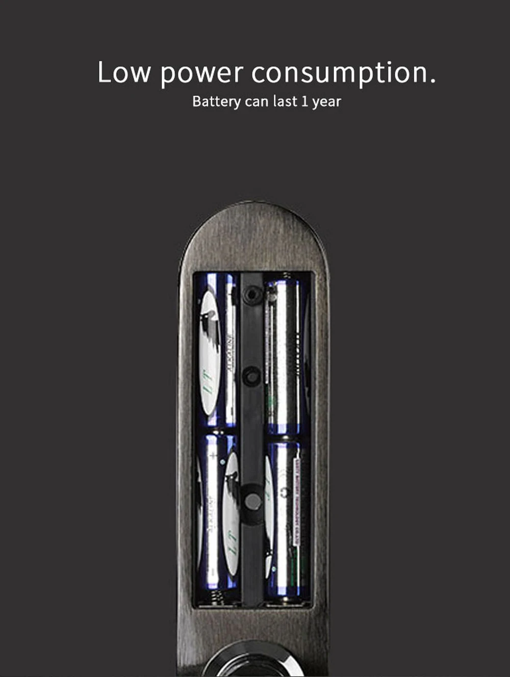 Электронный умный биометрический дверной замок со сканером отпечатков пальцев и